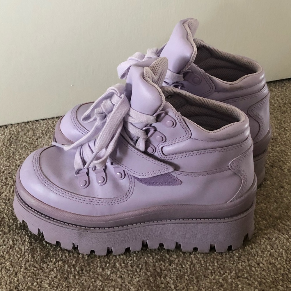 purple boots from LF!
